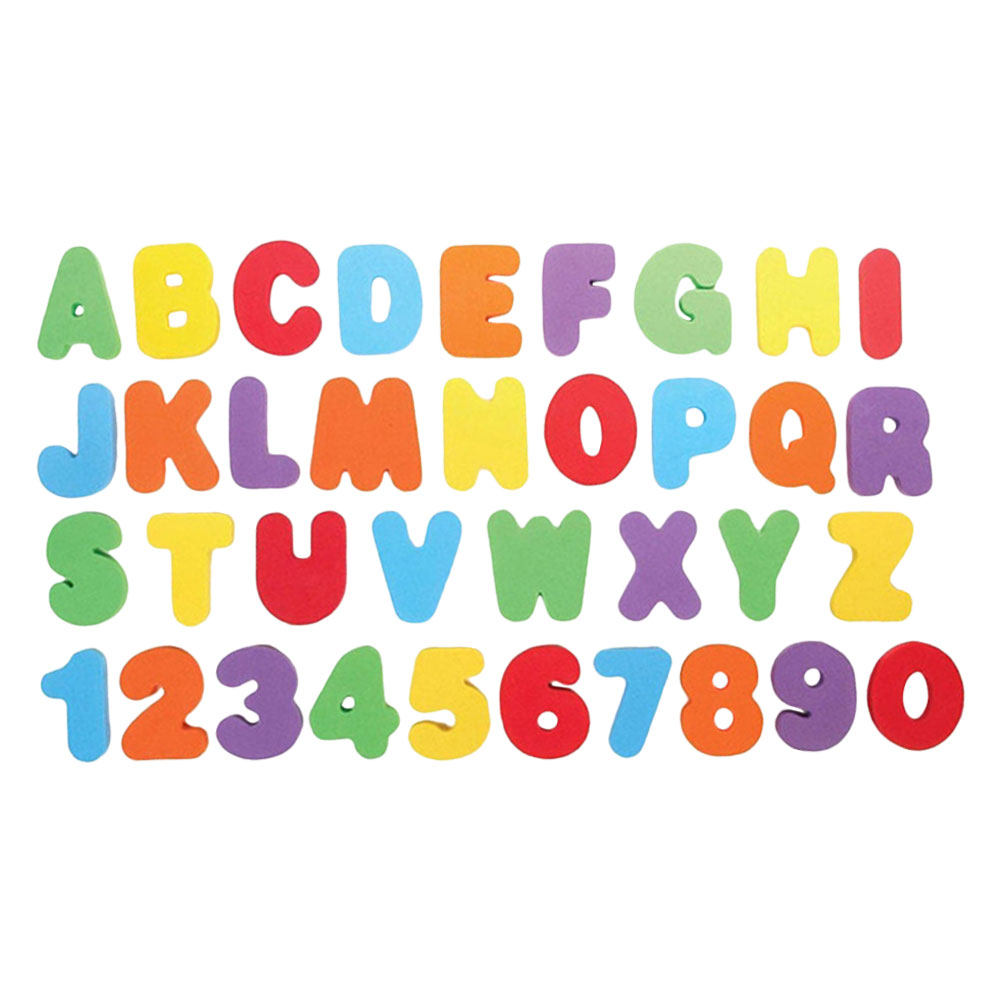Bath Letter Number Foam - 1Set Alphabet Number Bath Playthings Educational