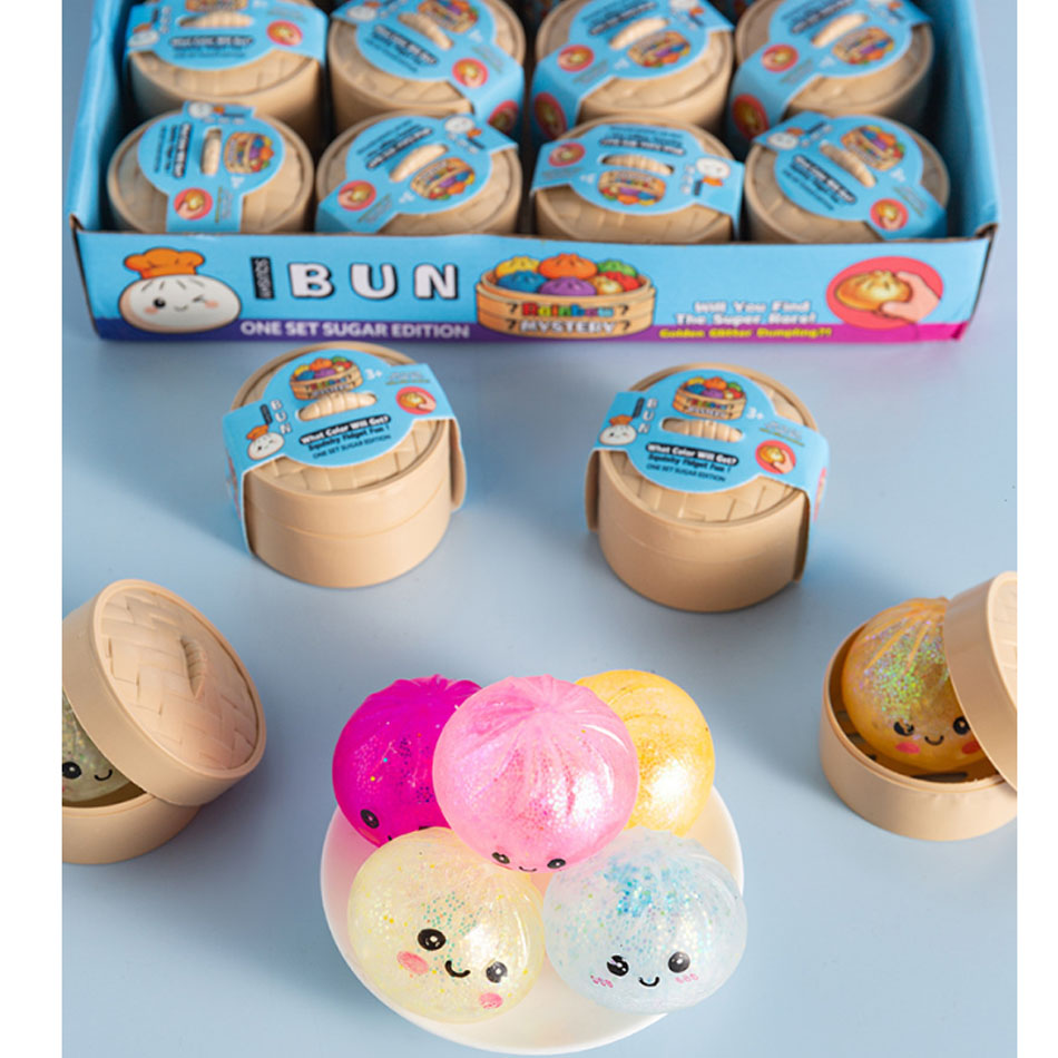Sensory Fidget Toys - Steamed Bun Squeeze Toy Simulation Bao