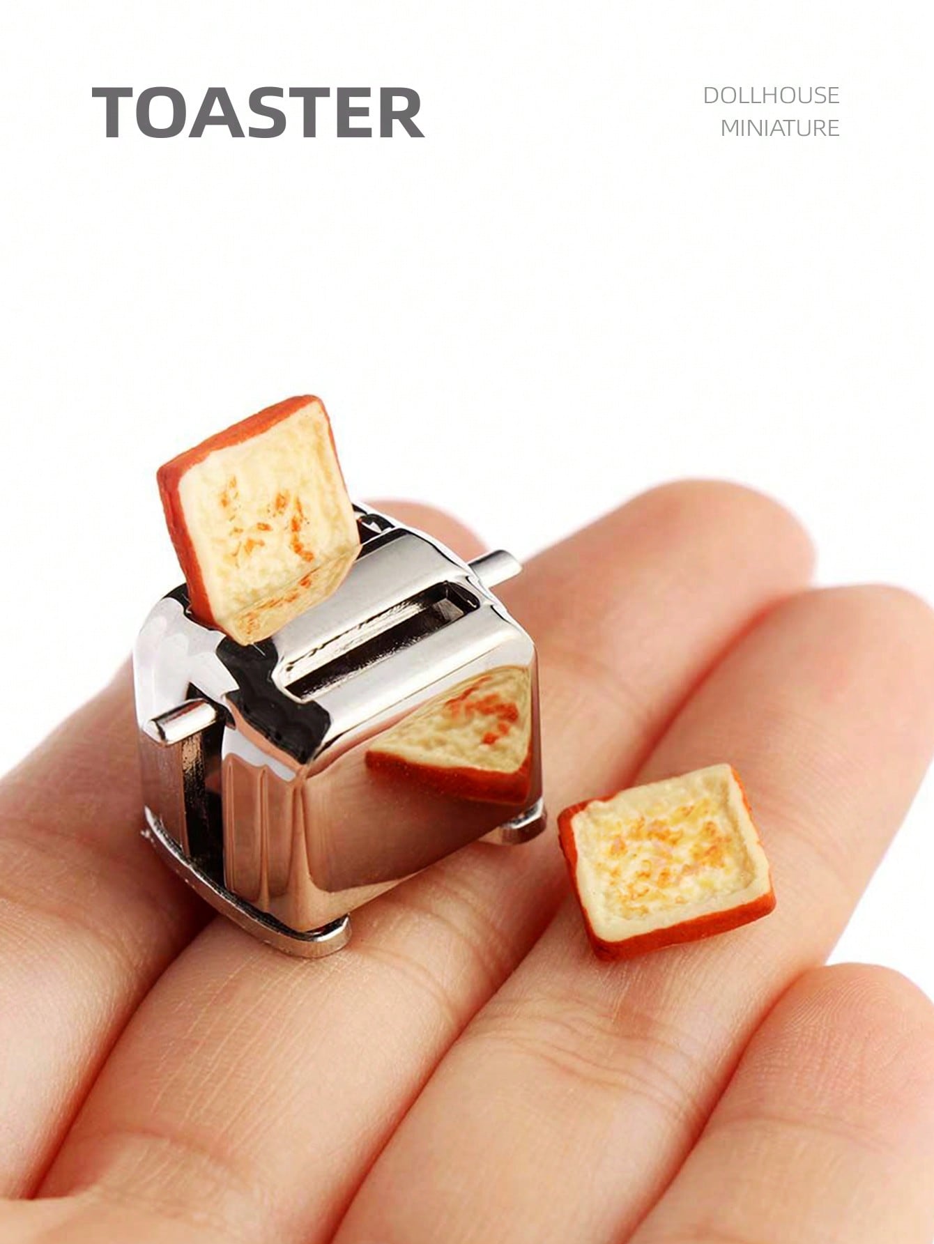 1:12 Dollhouse Miniature Toast - огляд і ціна Dollhouse Furniture Set