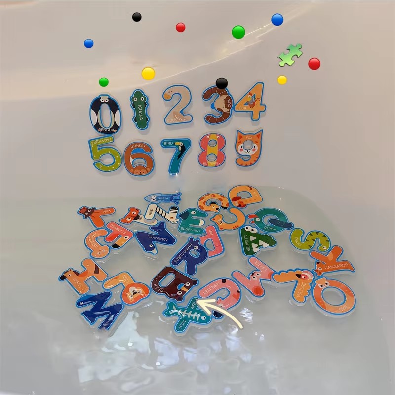 Baby Bath Toys Fun Foam Letter - огляд і ціна Bath Letter Number Foam