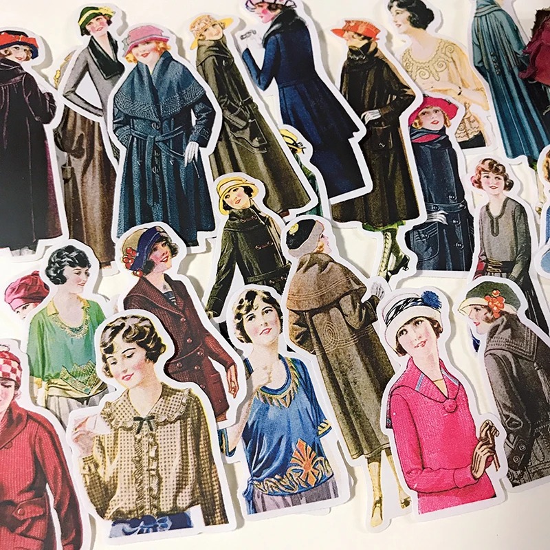 Stickers 25pcs Light Retro Sal - огляд і ціна Kids Toys Vintage