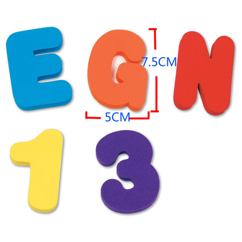 36 Pcs Kids Toys Bath Letter a - огляд і ціна Bath Letter Number Foam