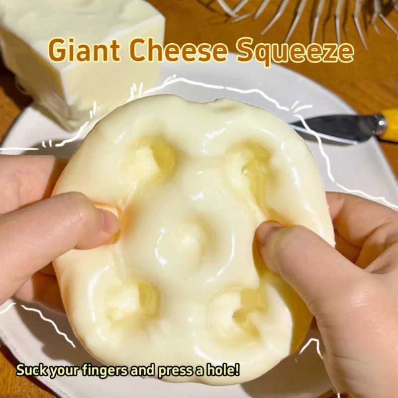 Taba Squishy Cheese Cube Stres - огляд і ціна Sensory Fidget Toys