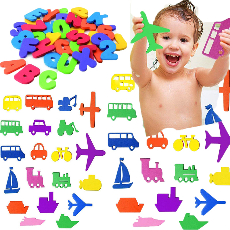 Baby Puzzle Bath Toy EVA Alpha - огляд і ціна Bath Letter Number Foam