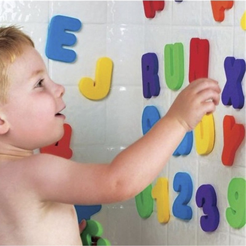 Baby Puzzle Bath Toy EVA Alpha - огляд і ціна Bath Letter Number Foam