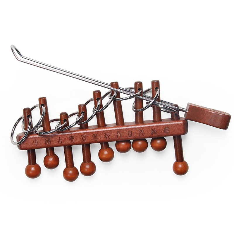 Classical Chinese Nine Linked  - огляд і ціна Wooden Puzzle Kids