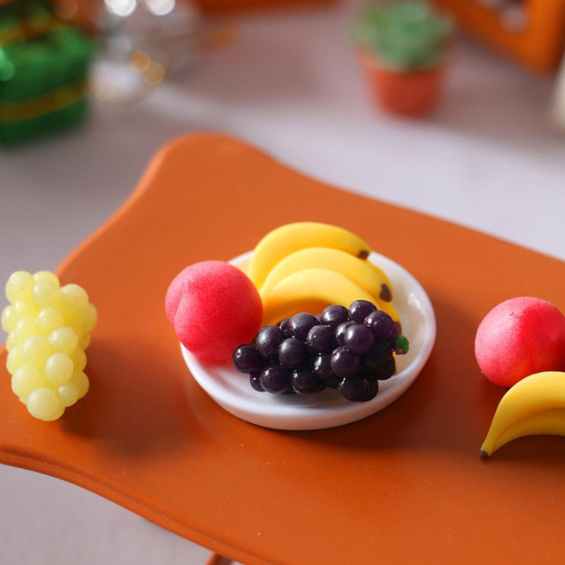 6Pcs Mini Simulation Fruit Mod - огляд і ціна Dollhouse Furniture Set