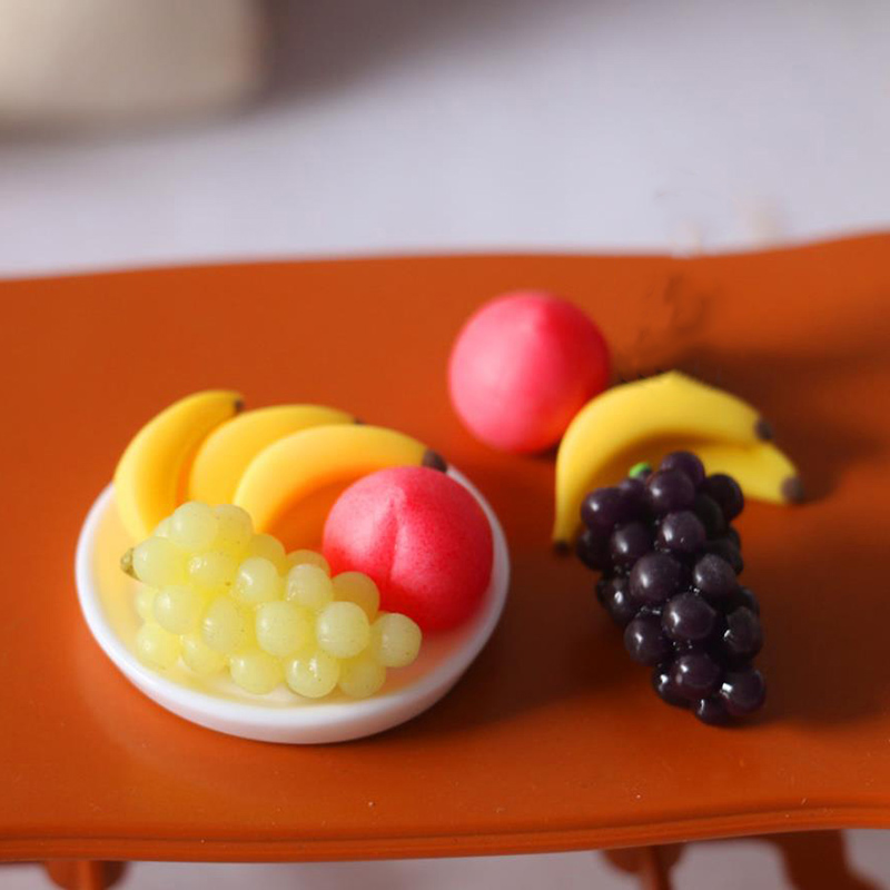 6Pcs Mini Simulation Fruit Mod - огляд і ціна Dollhouse Furniture Set