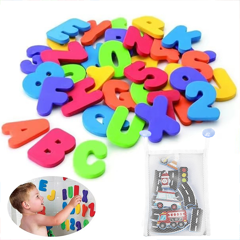 Children Bath Toys Foam Fun Fl - огляд і ціна Bath Letter Number Foam