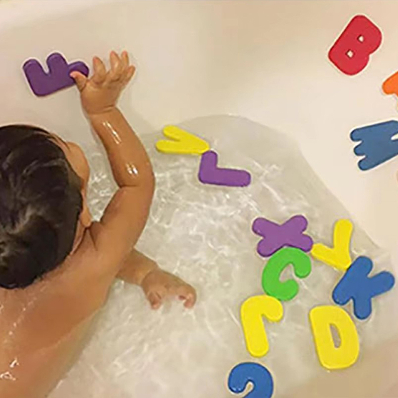 Children Bath Toys Foam Fun Fl - огляд і ціна Bath Letter Number Foam