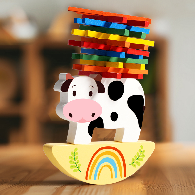 Wooden Animal Stacking Block G - огляд і ціна Wooden Blocks Stacking