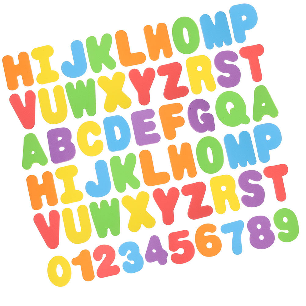 2Sets Eva Foam Alphabet Number - огляд і ціна Bath Letter Number Foam