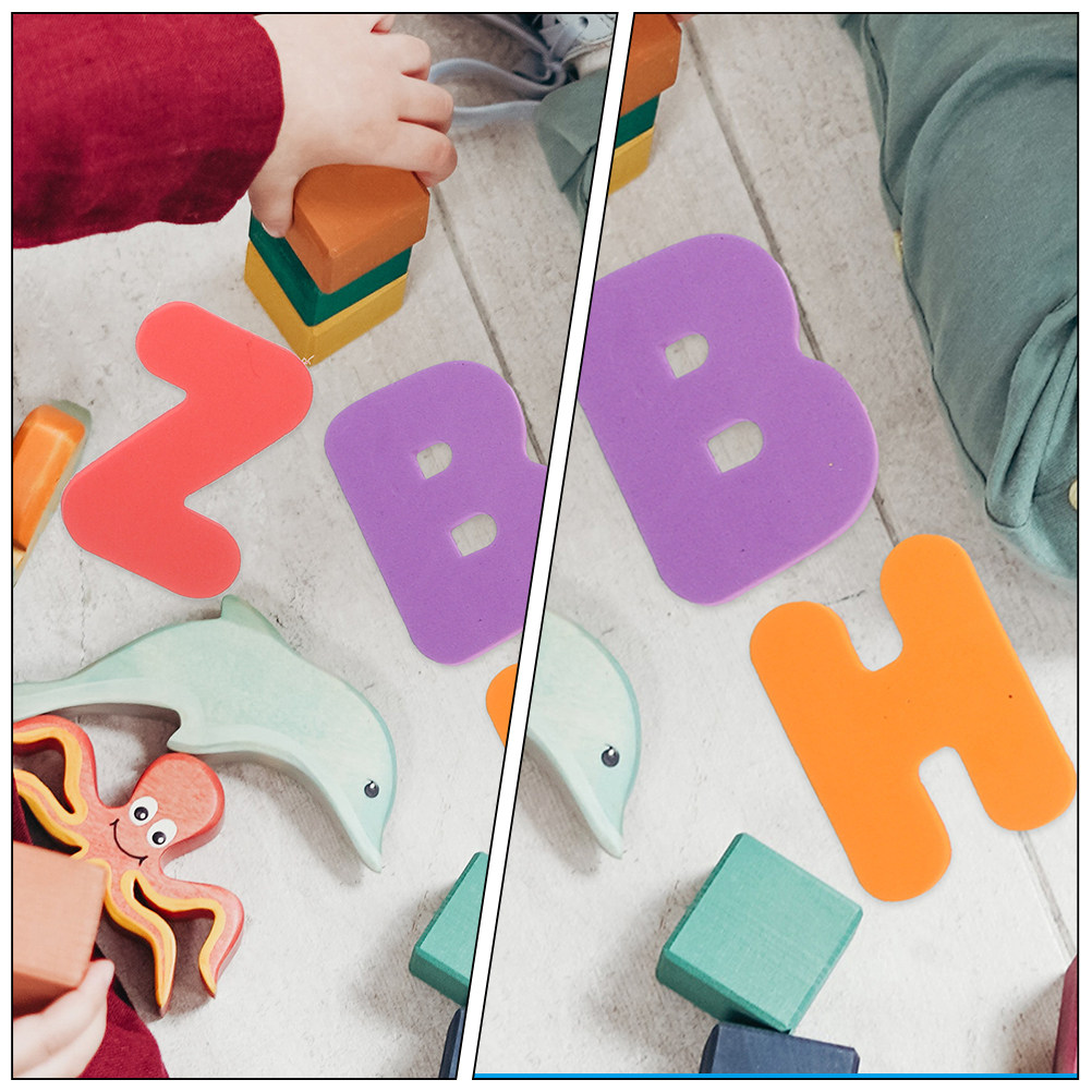 2Sets Eva Foam Alphabet Number - огляд і ціна Bath Letter Number Foam