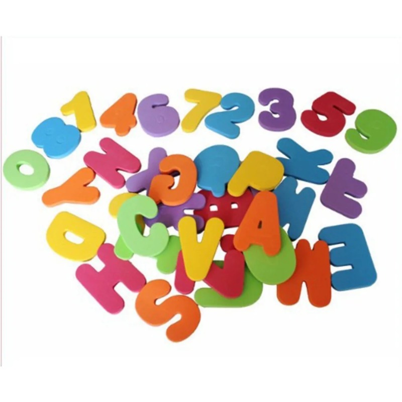 Floating Bath Toys for 1-3 Yea - огляд і ціна Bath Letter Number Foam