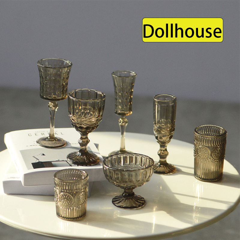 7Pcs/Set 1:6 Miniature Water C - огляд і ціна Dollhouse Furniture Set