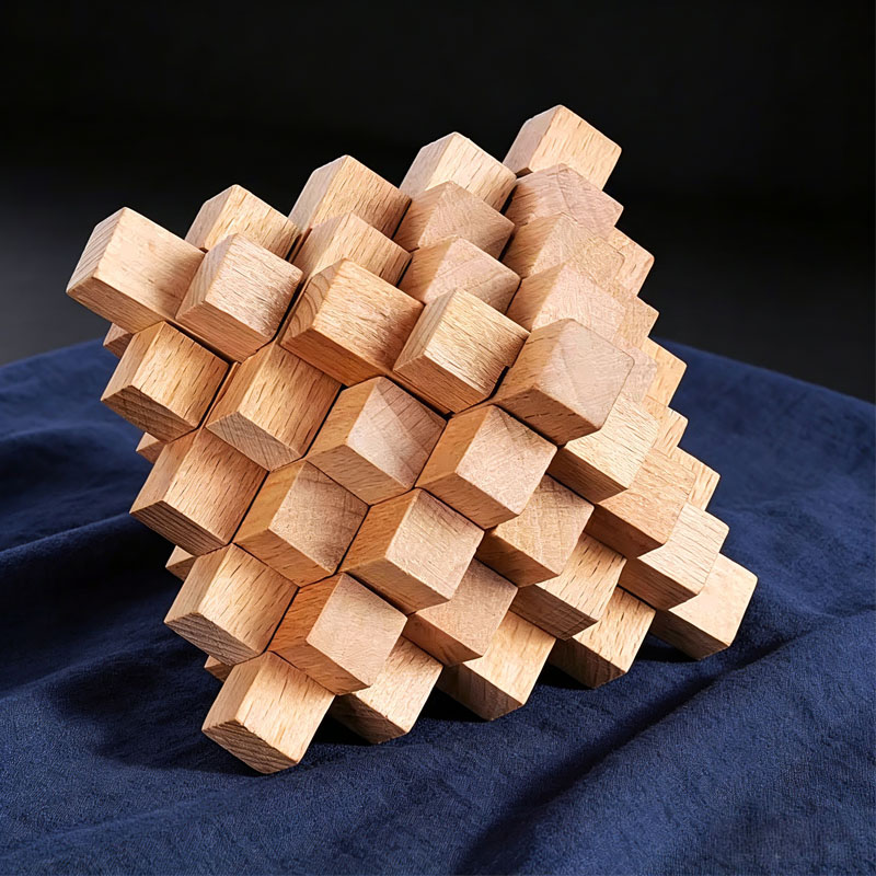 Difficult LuBan Lock Pineapple - огляд і ціна Wooden Puzzle Kids