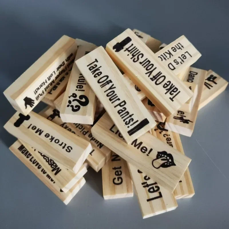 48PCS Block Tower Game Couple  - огляд і ціна Wooden Blocks Stacking