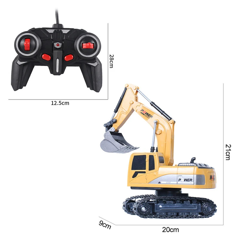 RC Excavator 2.4Ghz 6 Channel  - огляд і ціна Kids Toys Channel