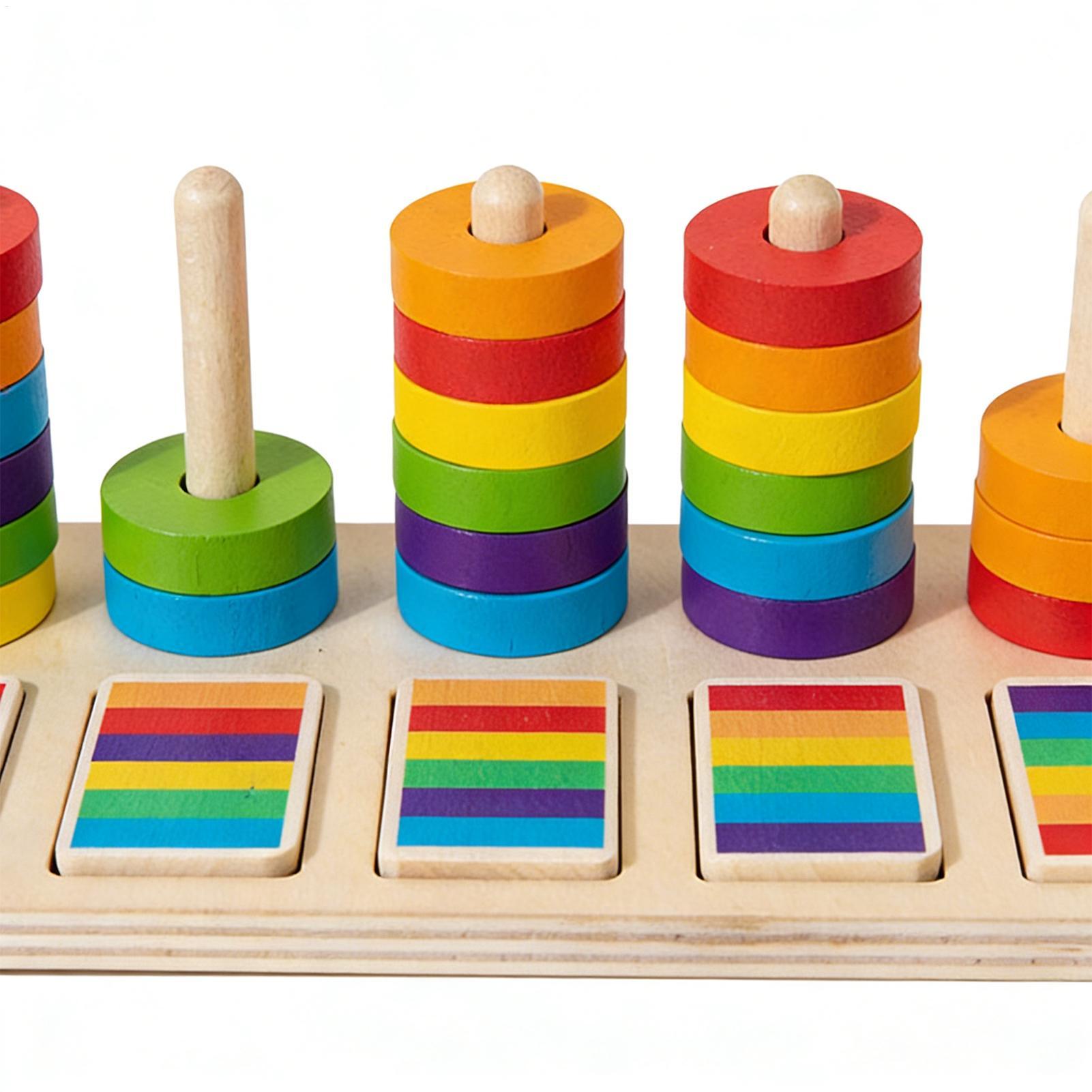 Wooden Stacking Toys Education - огляд і ціна Wooden Blocks Stacking