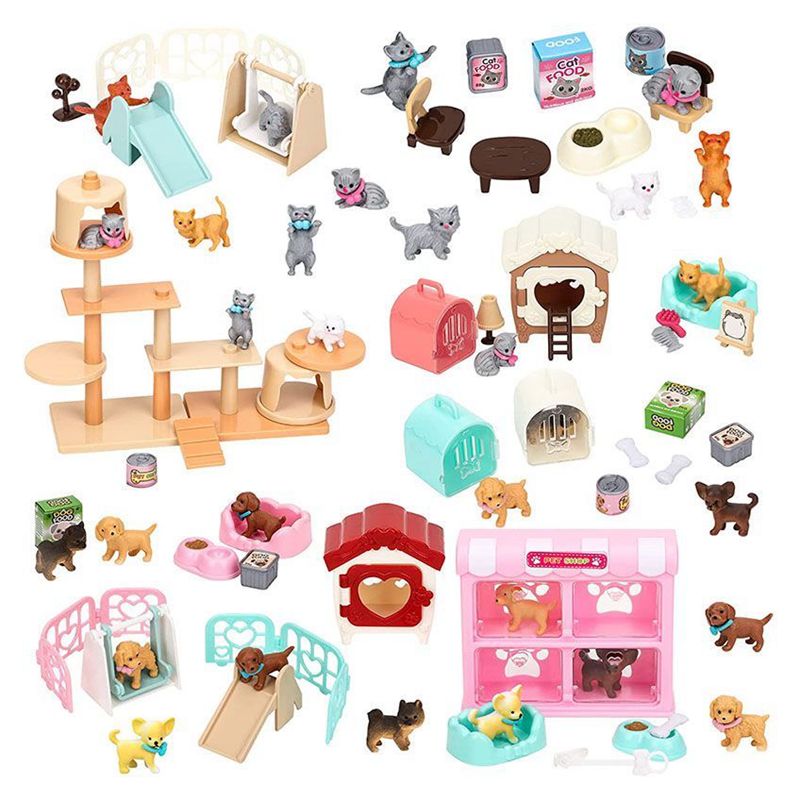Cat Part Pet Set Kawaii Items  - огляд і ціна Dollhouse Furniture Set