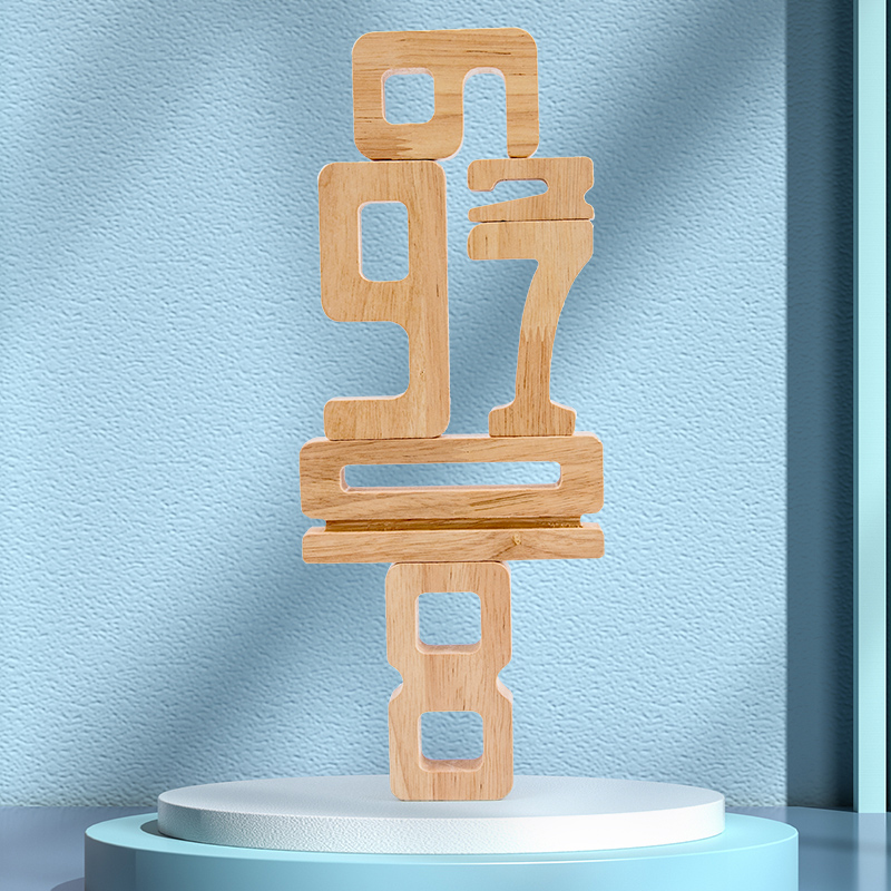 28 Pieces Of Wooden Number Sta - огляд і ціна Wooden Blocks Stacking
