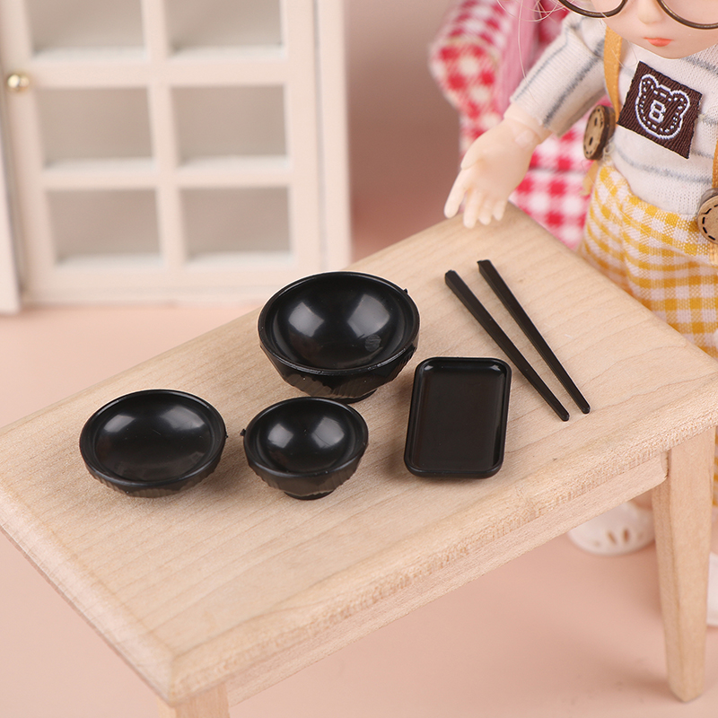 1/12 Dollhouse Simulation Bowl - огляд і ціна Dollhouse Furniture Set