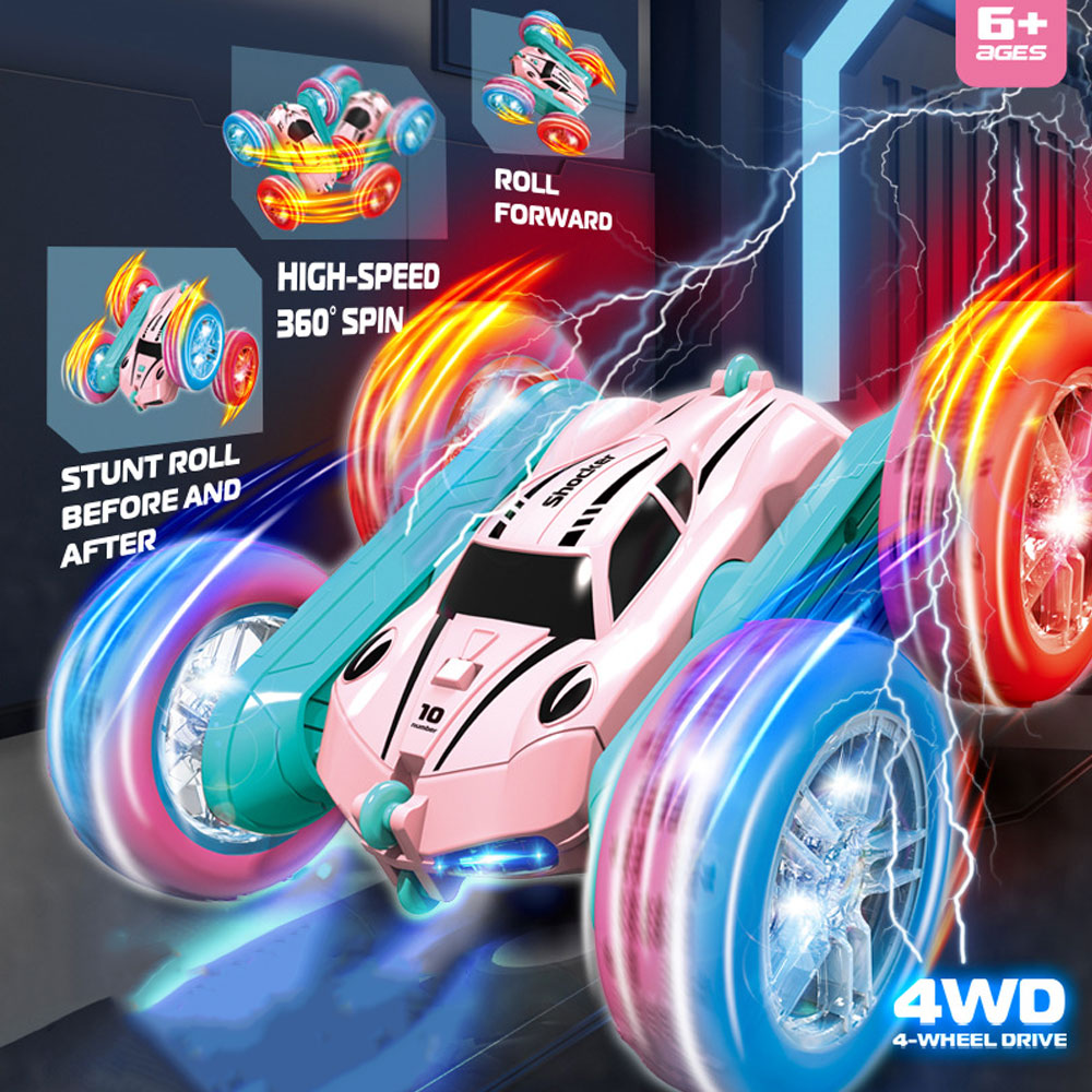 2.4G RC Stunt Car Electric Rem - огляд і ціна Kids Toys Electric Car