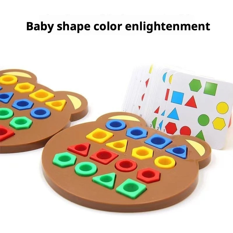 Montessori Geometric Shape Sor - огляд і ціна Wooden Puzzle Kids