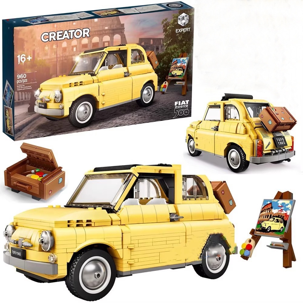 Compatible Lego 10271 Fiat 500 - огляд і ціна Kids Toys Under 500