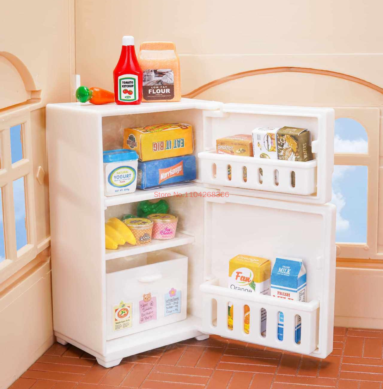 Forest Family 1/12 Kitchen Fur - огляд і ціна Dollhouse Furniture Set