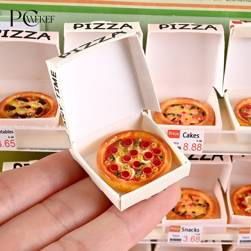 6pcs Dollhouse Miniature Pizza - огляд і ціна Dollhouse Furniture Set