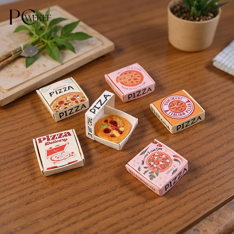 6pcs Dollhouse Miniature Pizza - огляд і ціна Dollhouse Furniture Set