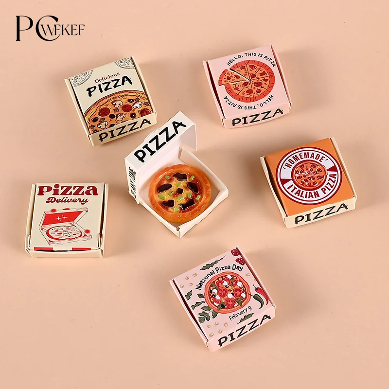 6pcs Dollhouse Miniature Pizza - огляд і ціна Dollhouse Furniture Set
