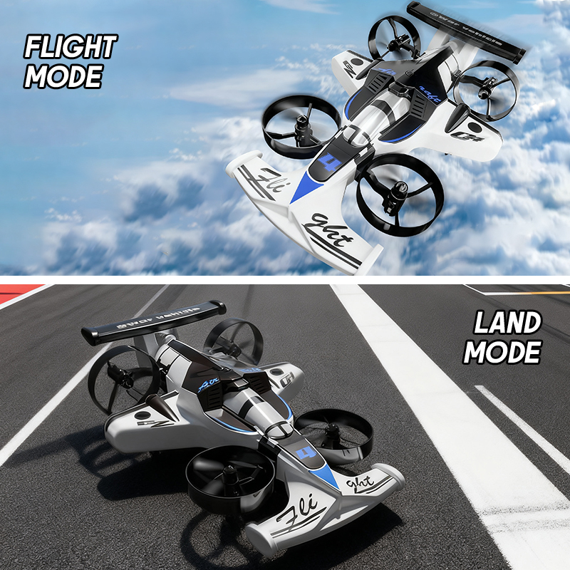 2in1 Mini Drone Air-Ground Fly - огляд і ціна Kids Toys Electric Car