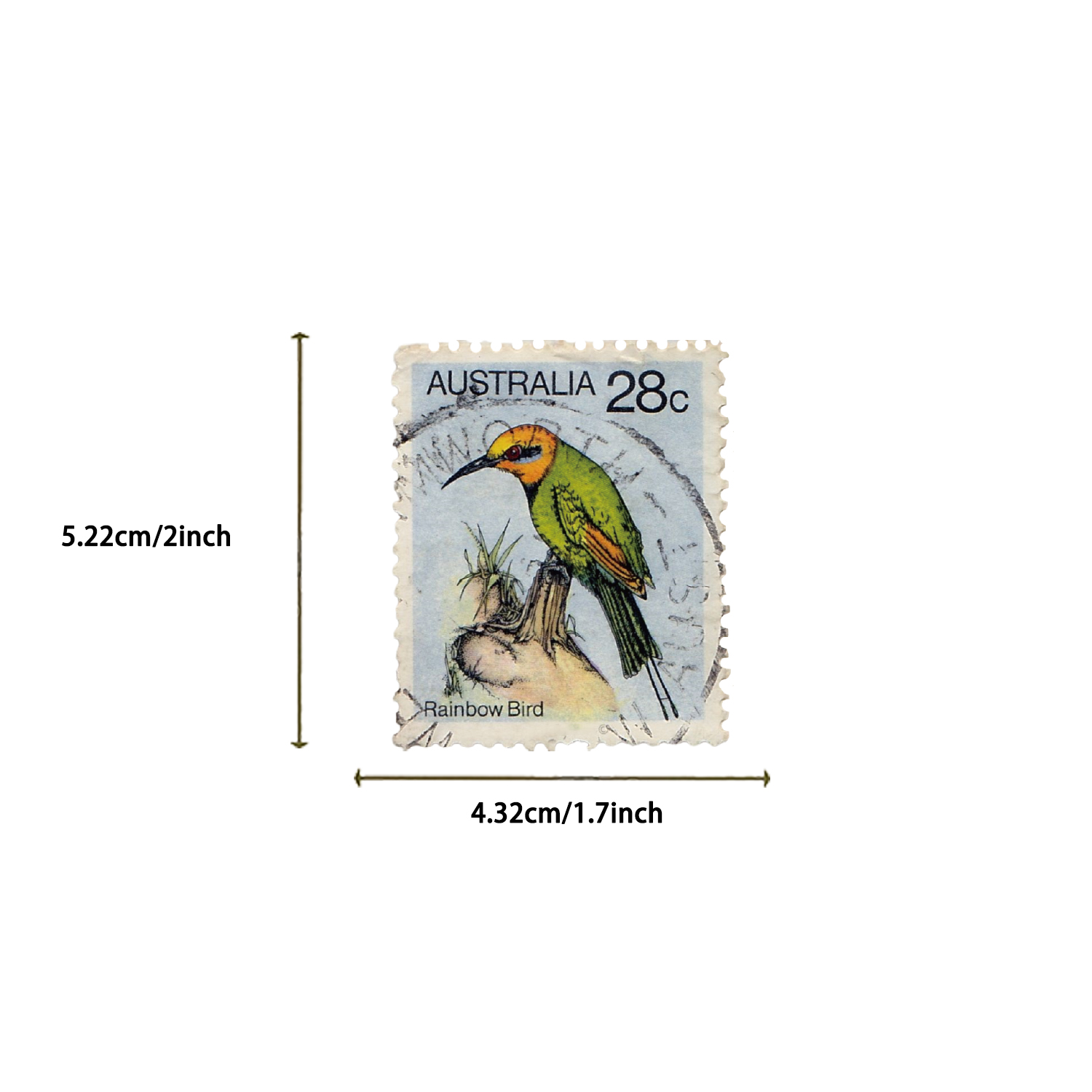50pcs Retro Stamp Art Stickers - огляд і ціна Kids Toys Vintage