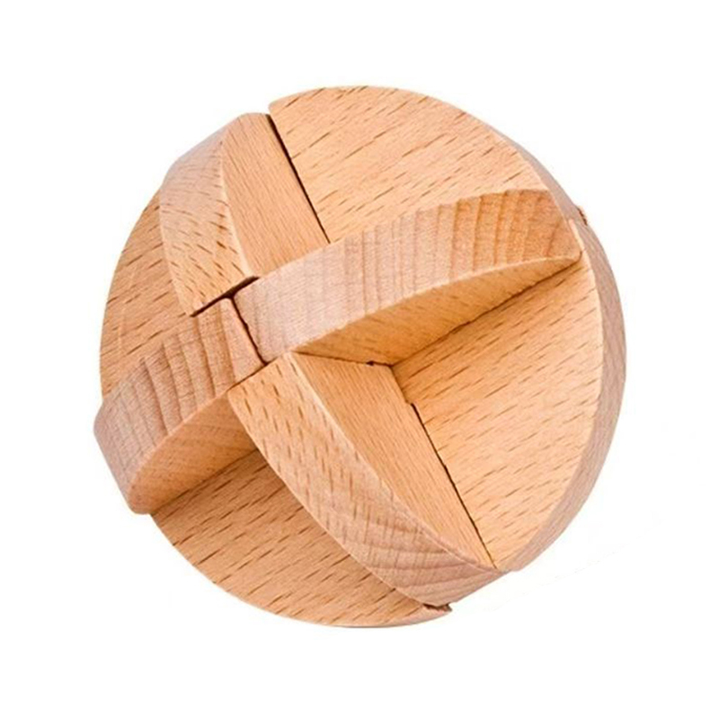 Classic Lu Ban ball Wooden Bra - огляд і ціна Wooden Puzzle Kids