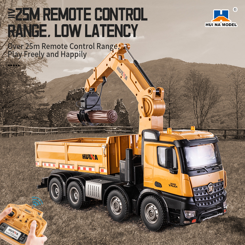 Huina 1538 RC Dump Truck 1:14  - огляд і ціна Kids Toys Channel