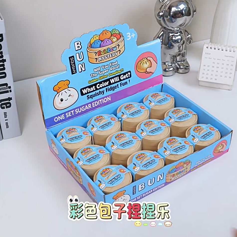Steamed Bun Squeeze Toy Simula - огляд і ціна Sensory Fidget Toys