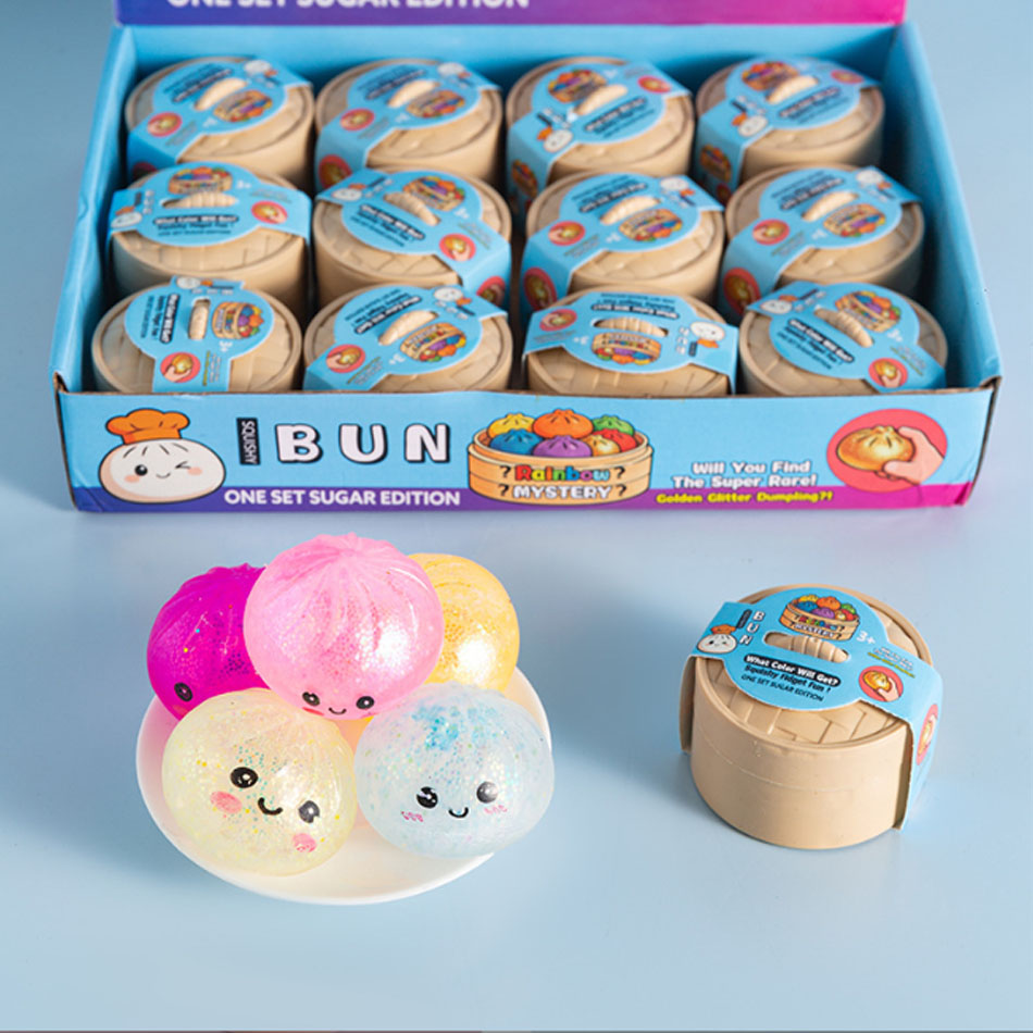 Steamed Bun Squeeze Toy Simula - огляд і ціна Sensory Fidget Toys