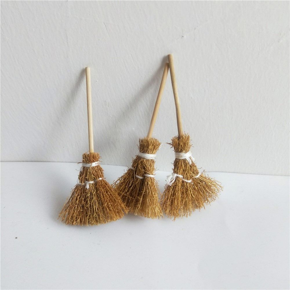 5pcs/Bag New Scene Mini Broom  - огляд і ціна Dollhouse Furniture Set