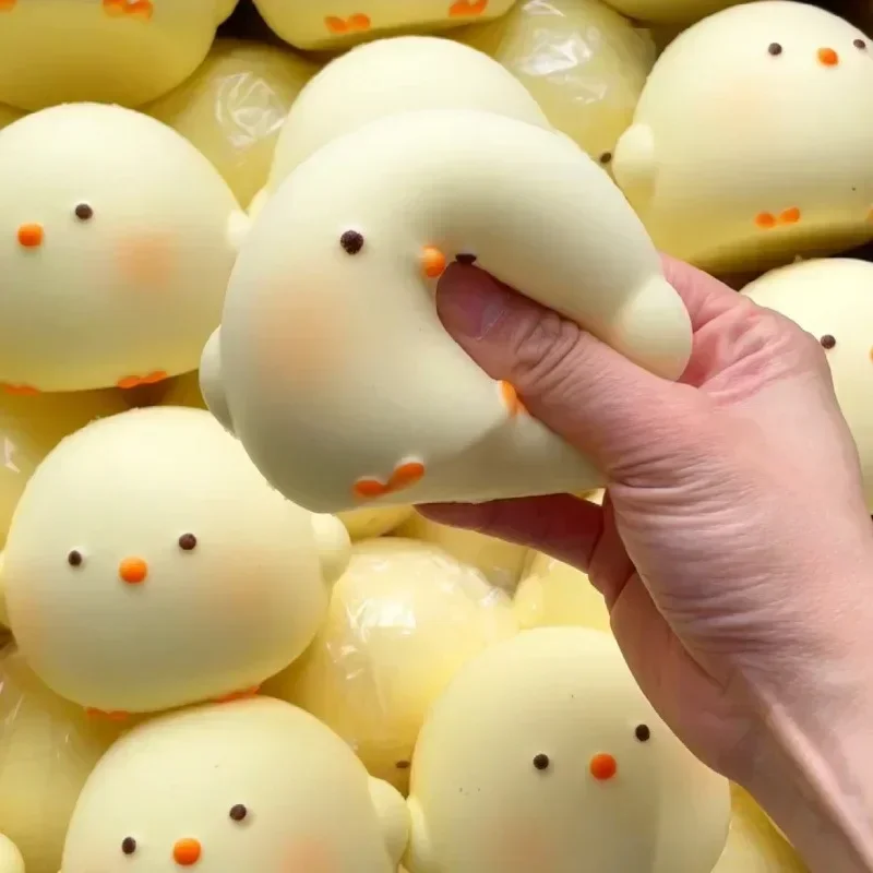 HOT! Cute Giant Chick Squishy  - огляд і ціна Sensory Fidget Toys