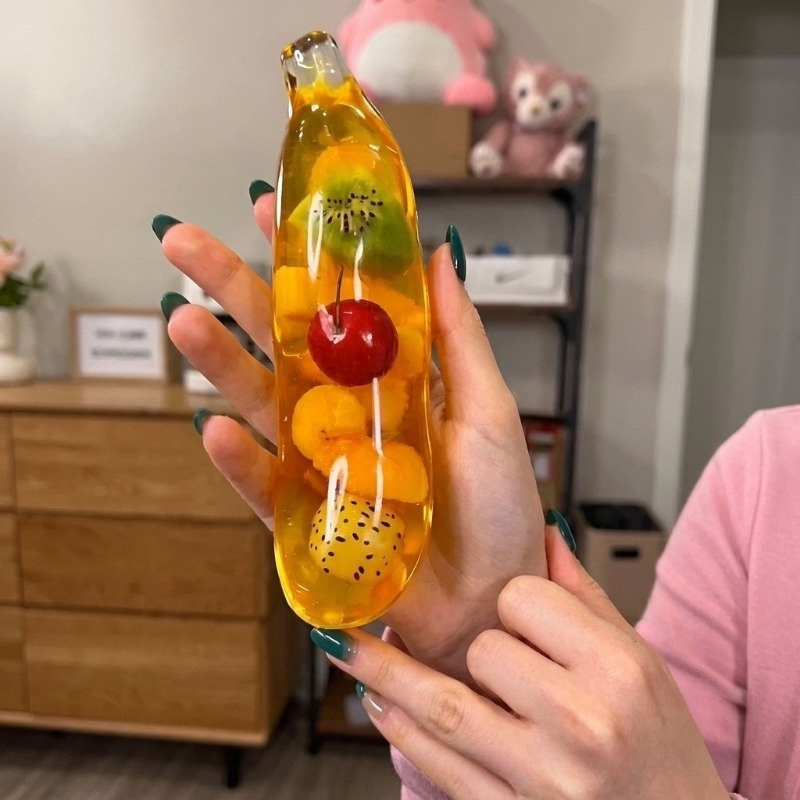 Fruit Banana Jelly Squishy Toy - огляд і ціна Sensory Fidget Toys